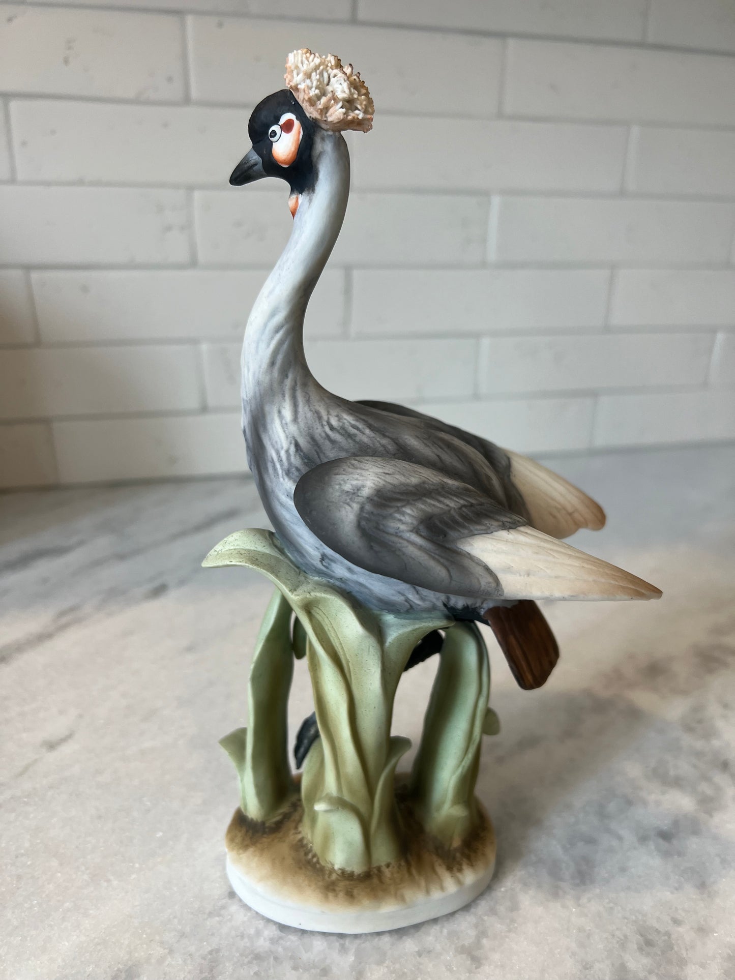 Lefton Peacock figurine