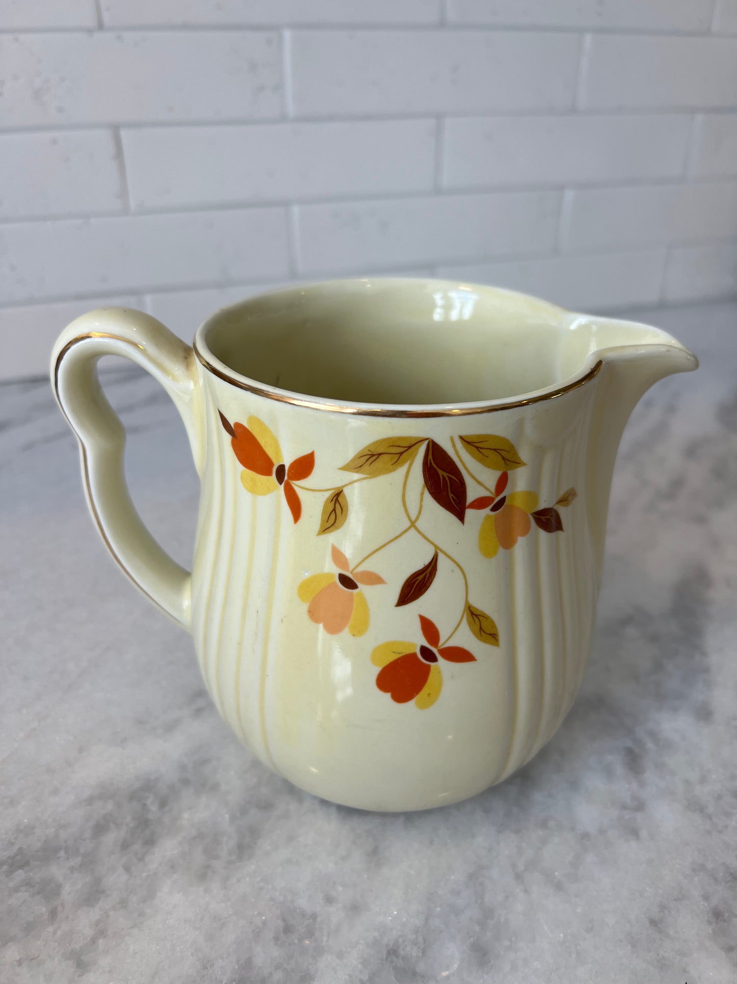 Halls Autumn Leaf Pitcher