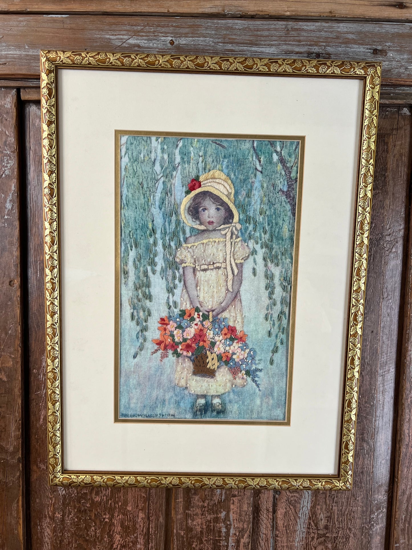 Signed Embroidered Artwork