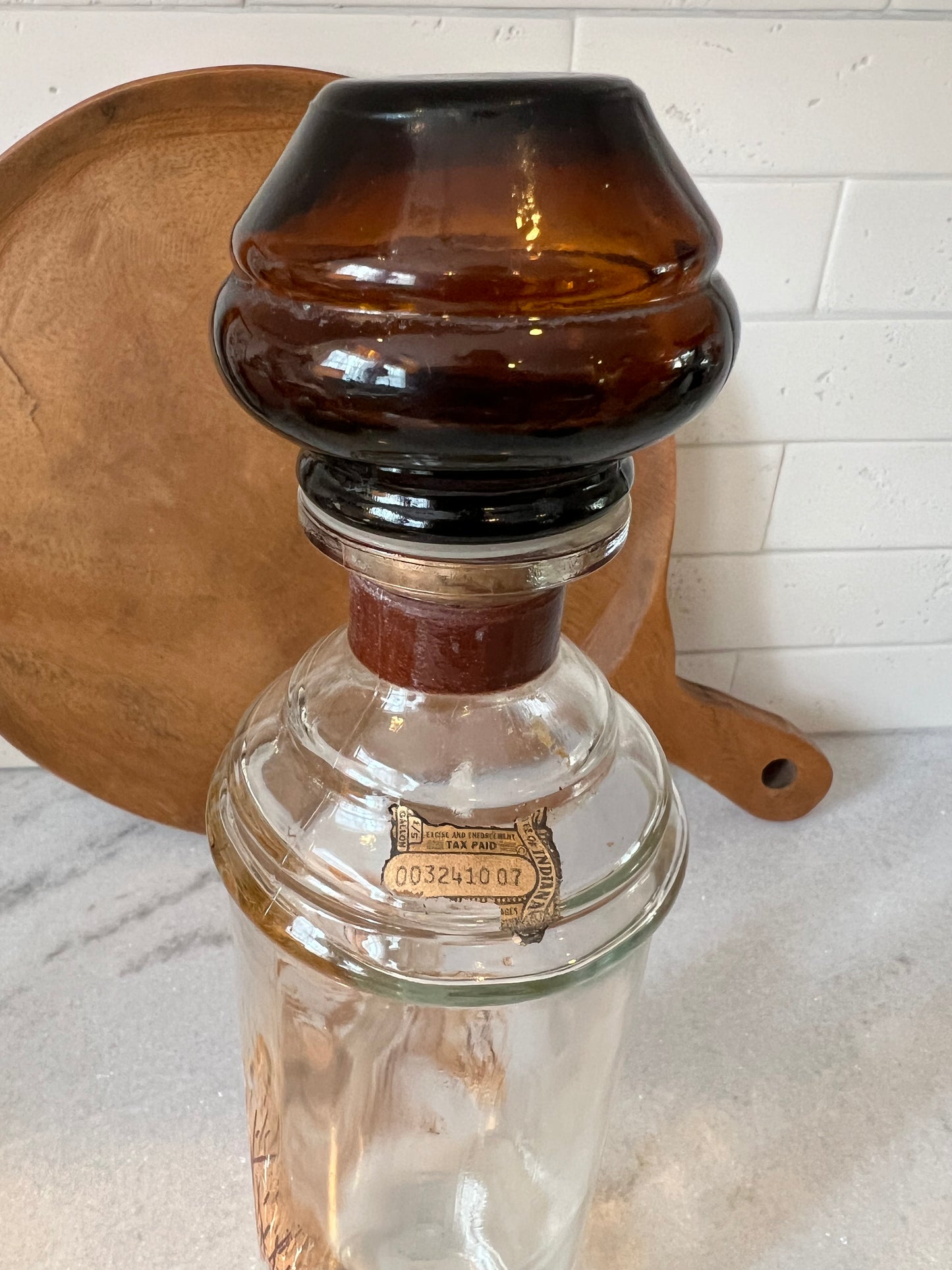 Vintage Hunting Dog Whiskey Bottle