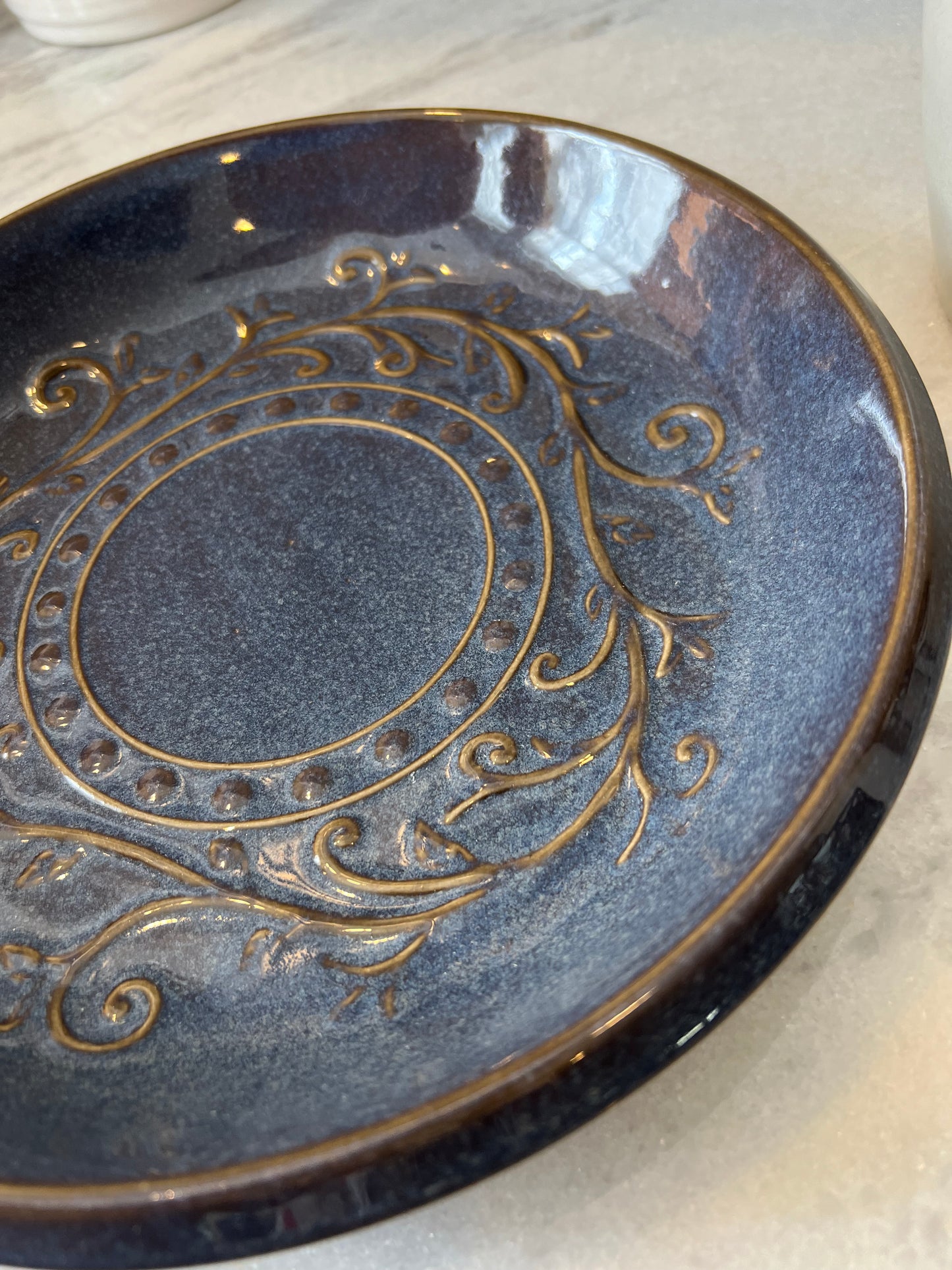 Steel blue Plate