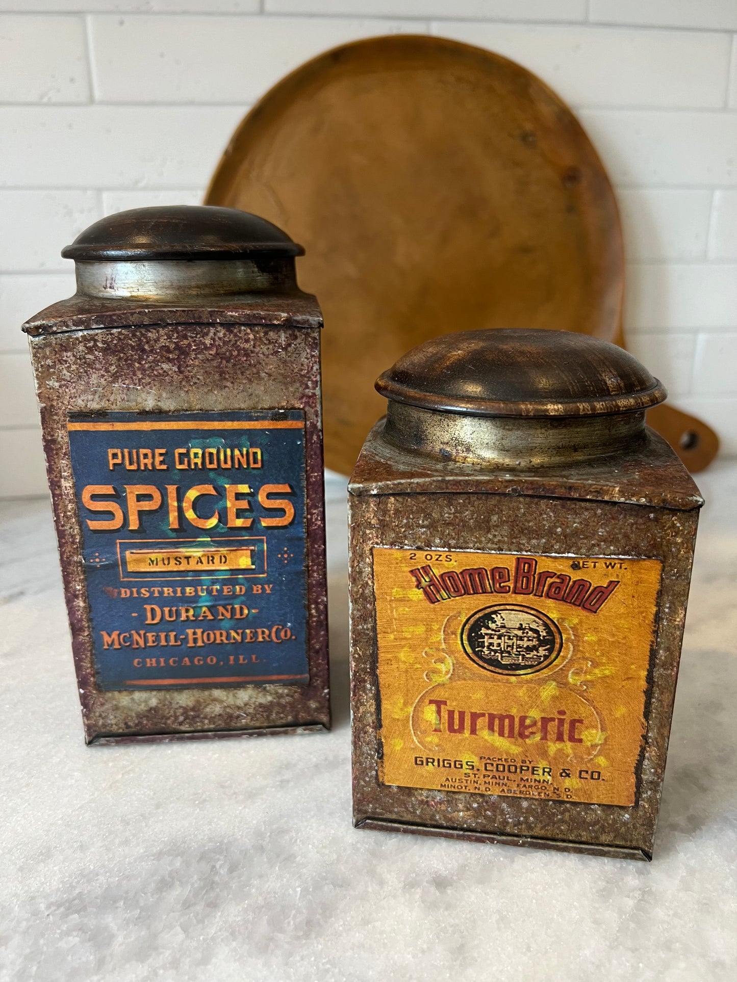 Spice tins