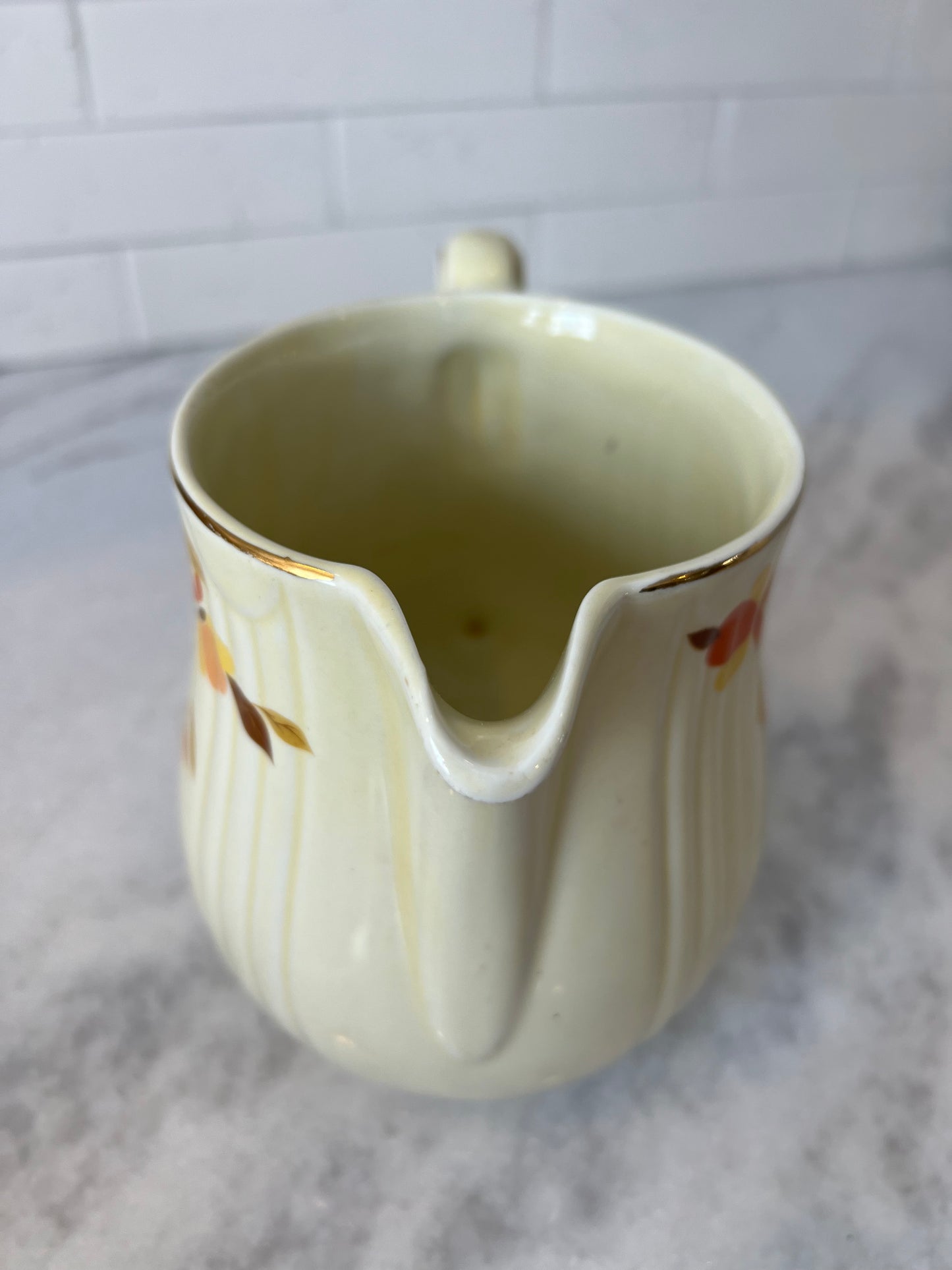 Halls Autumn Leaf Pitcher