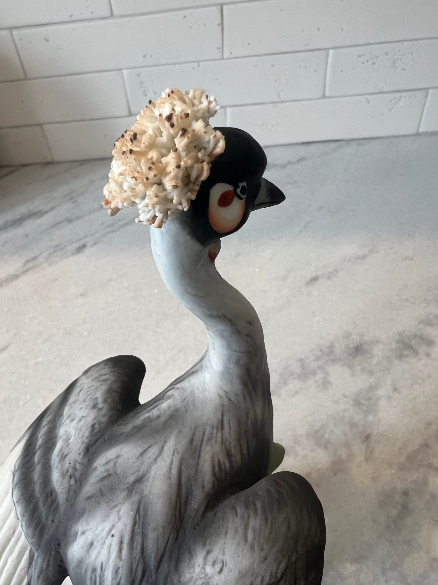 Lefton Peacock figurine