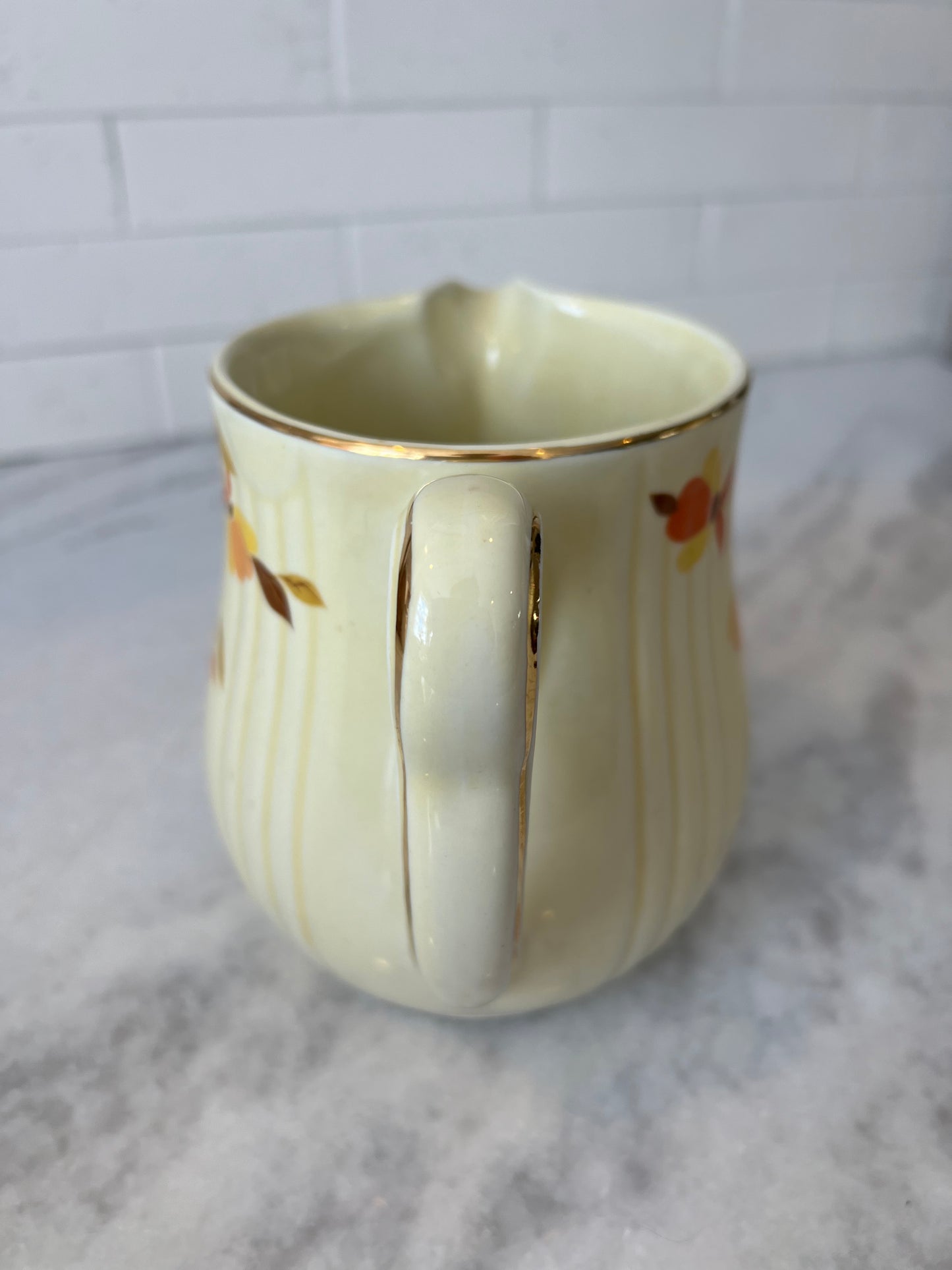 Halls Autumn Leaf Pitcher