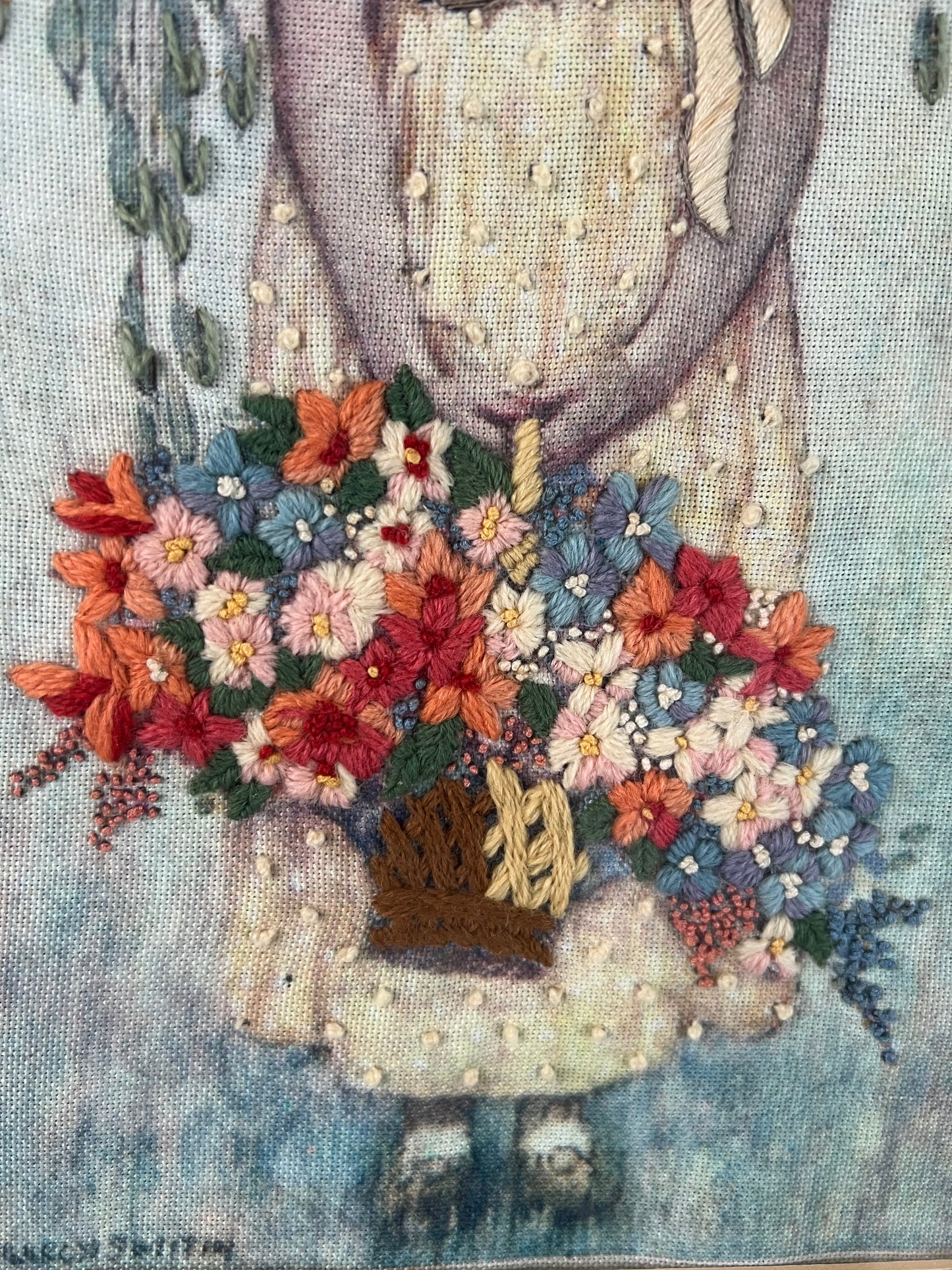 Signed Embroidered Artwork