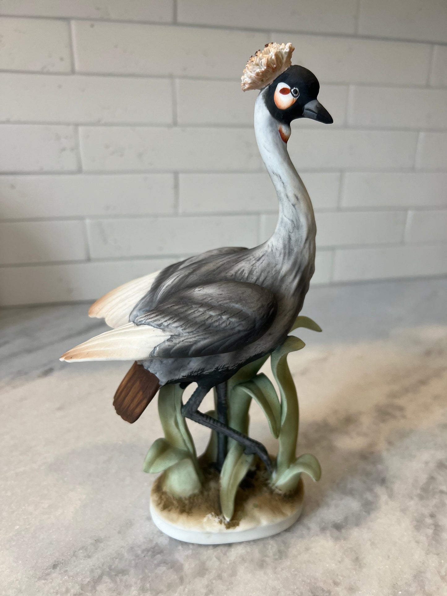 Lefton Peacock figurine