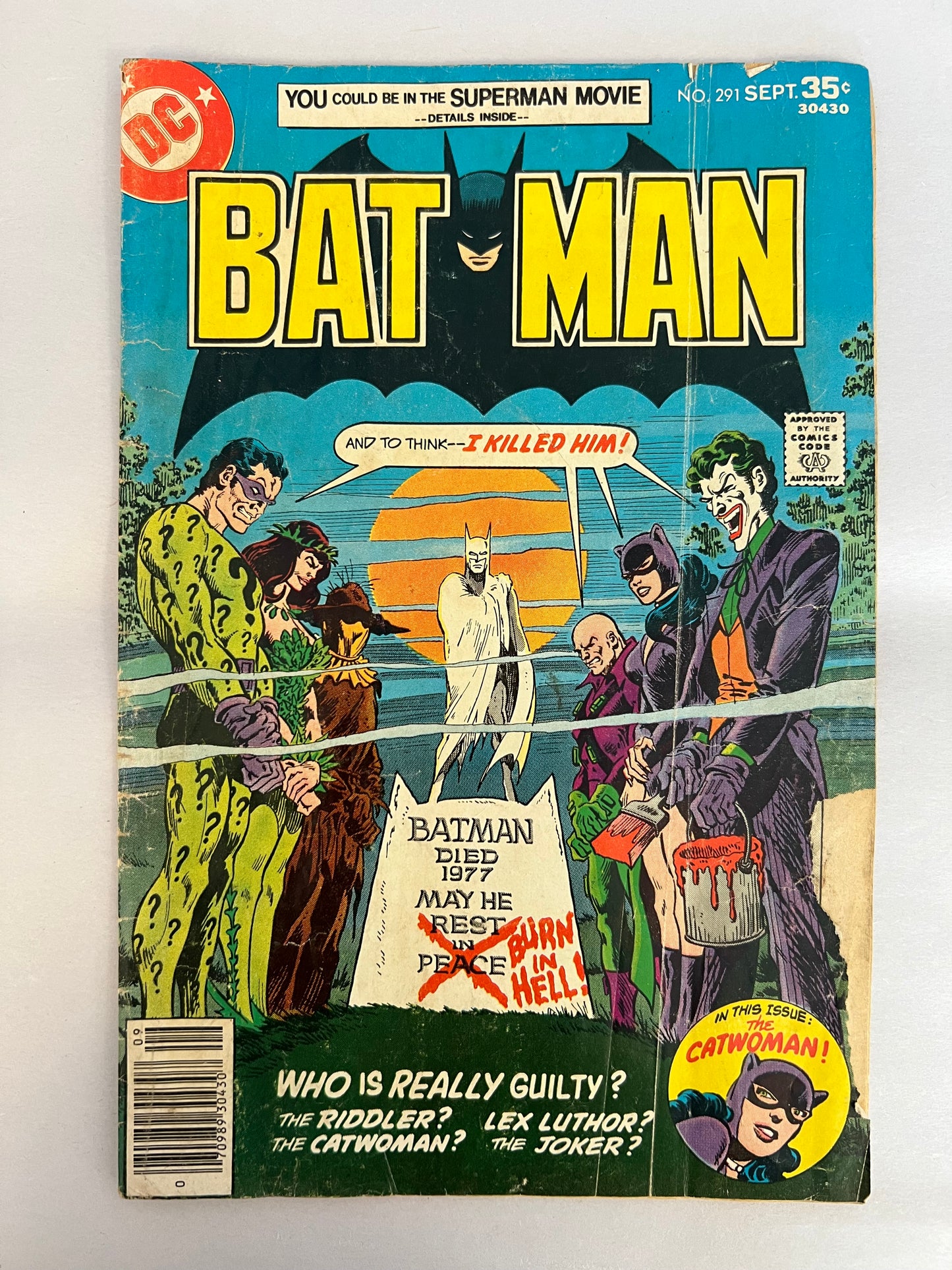 Bat Man Comic #291