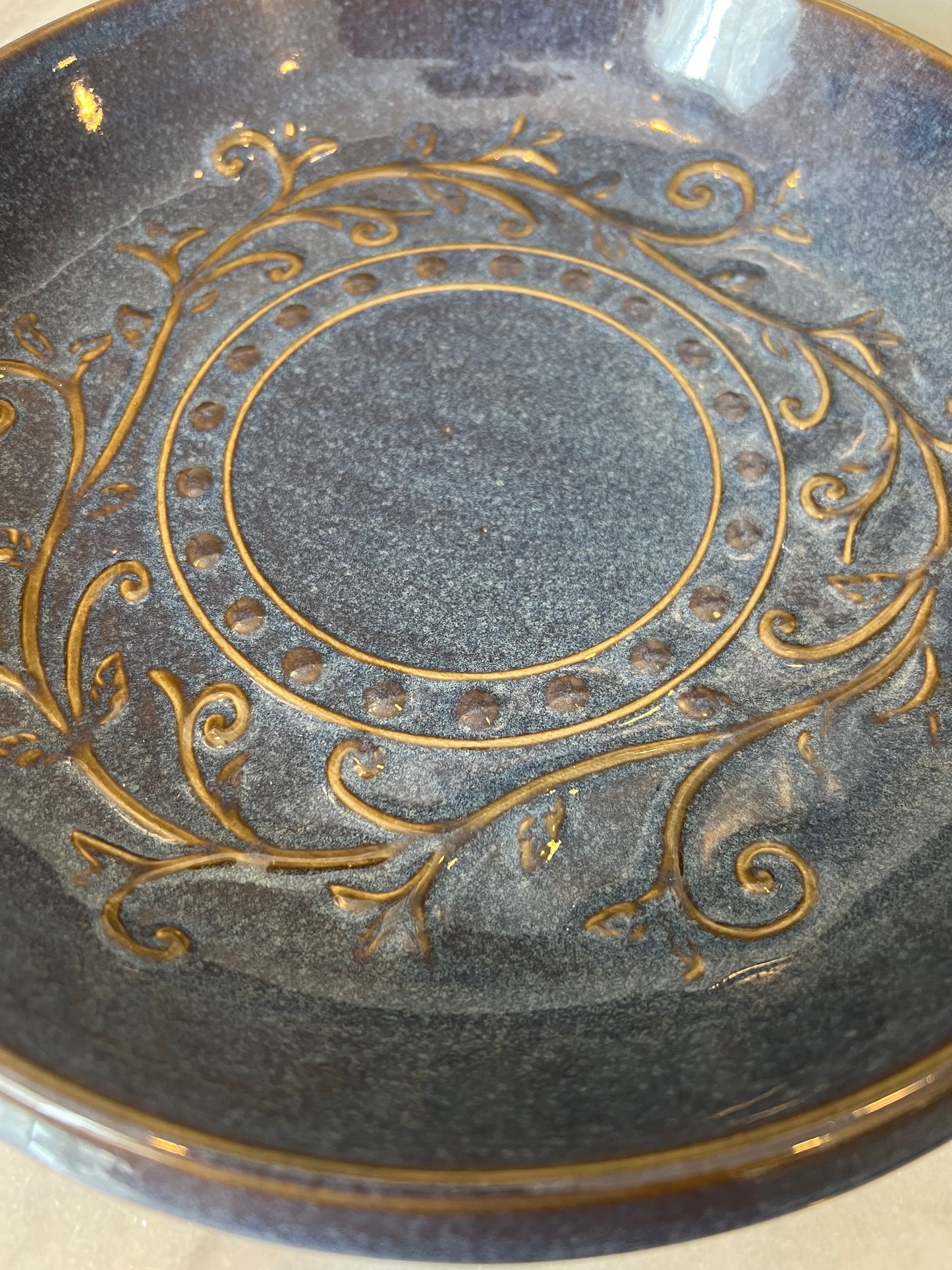 Steel blue Plate