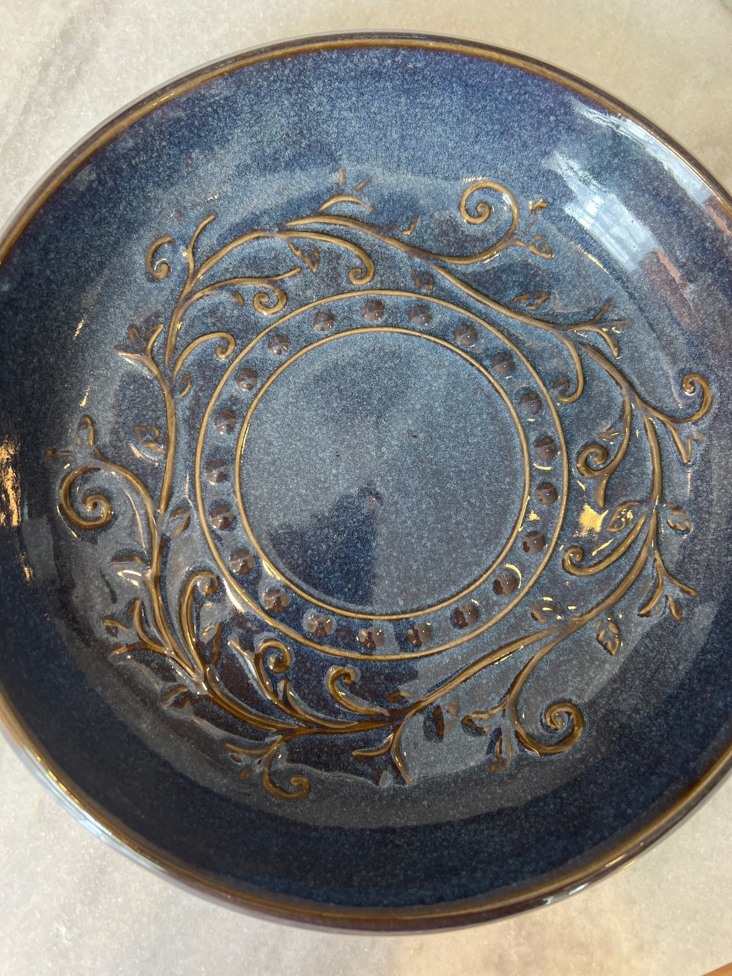 Steel blue Plate