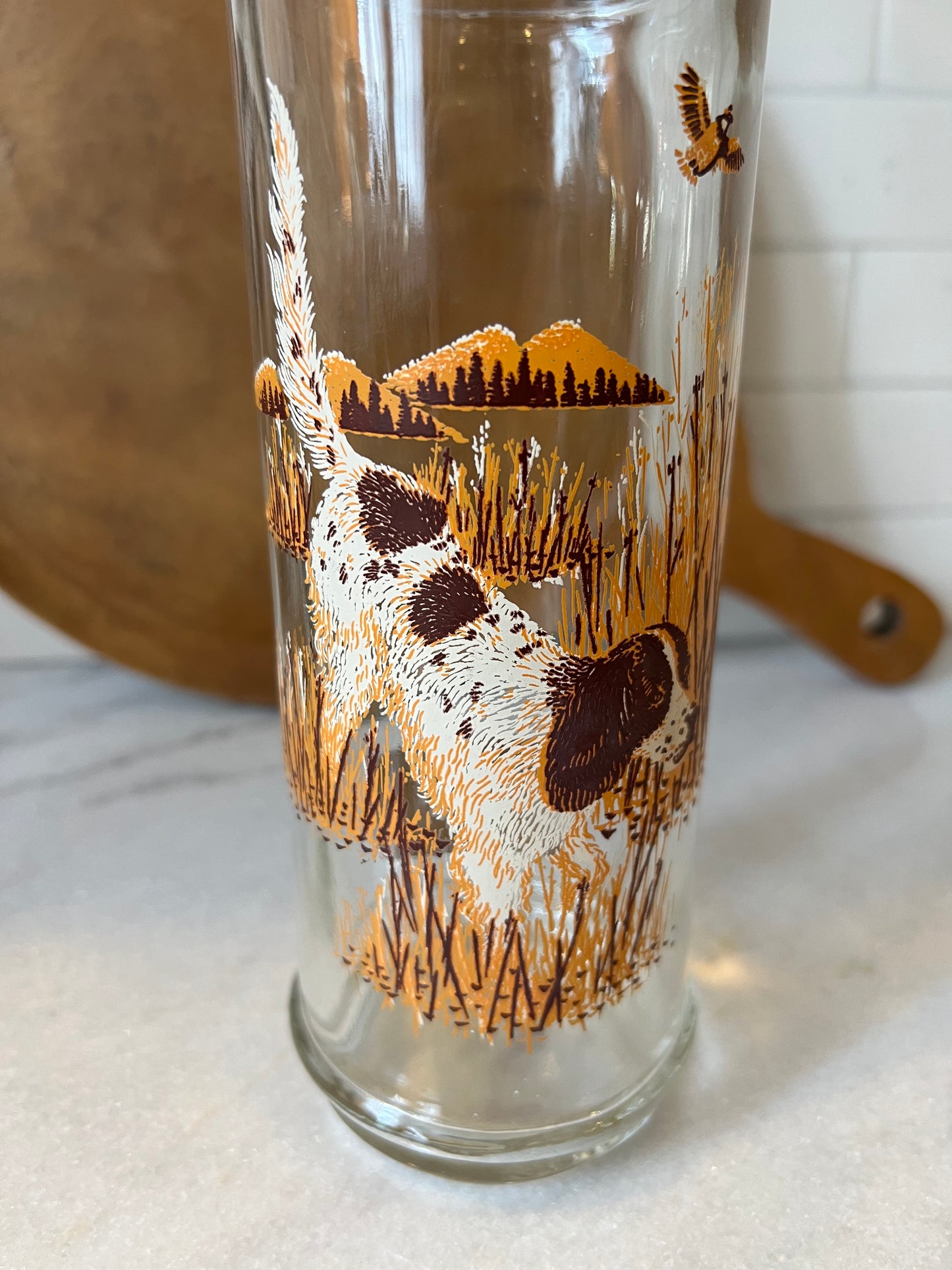 Vintage Hunting Dog Whiskey Bottle