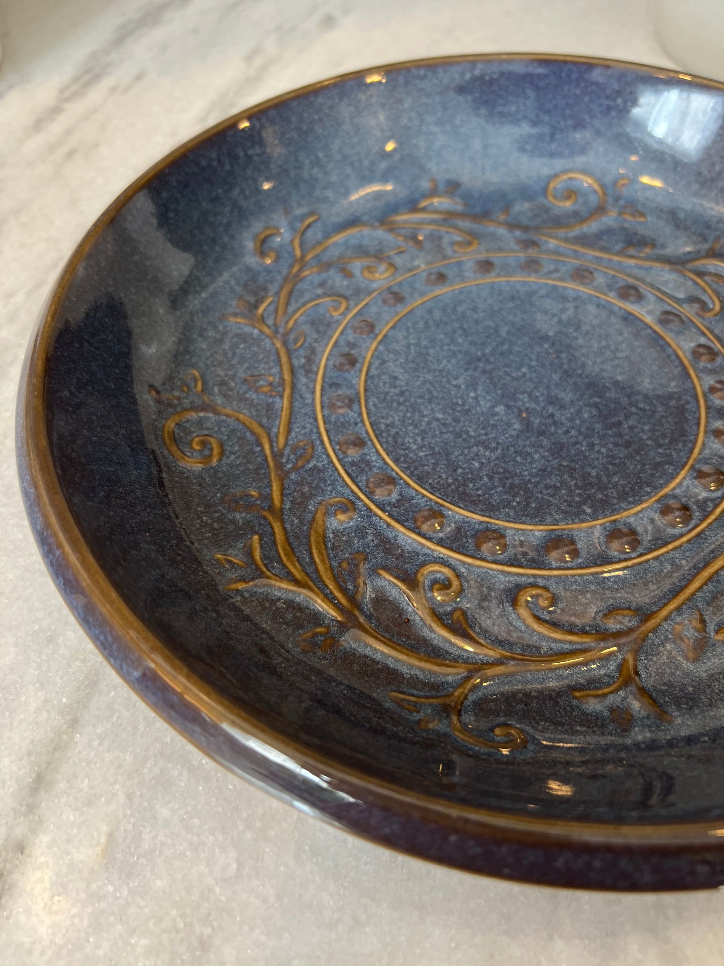 Steel blue Plate