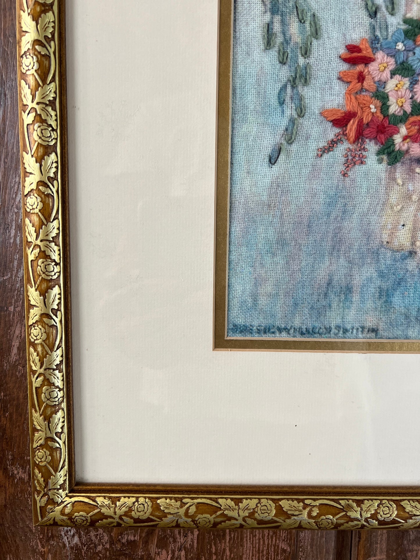 Signed Embroidered Artwork